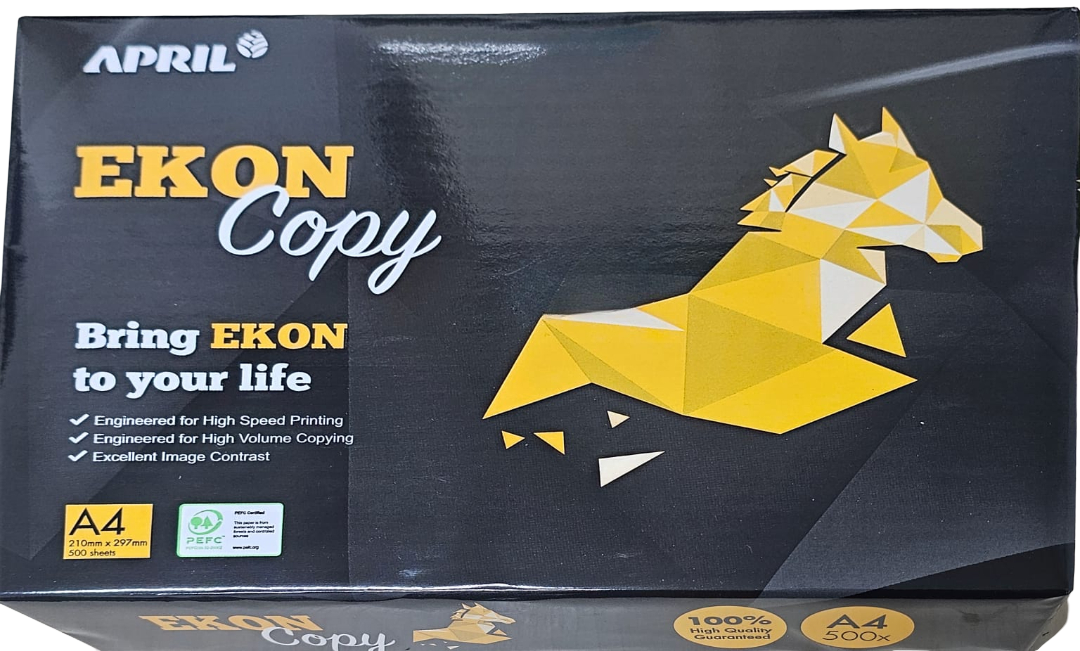 Carta Fotocopie A4 EKON 75GR Non marcata - Risma da 500 fogli