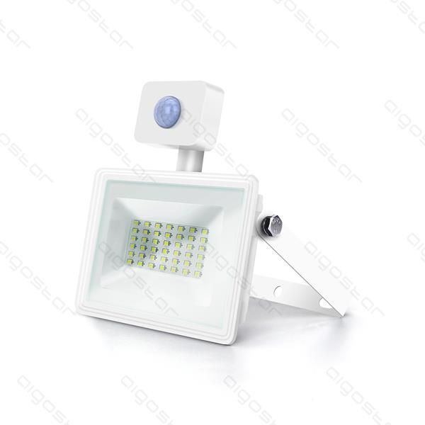 PROIETTORE a LED Con SENSORE di Movimento IP65 20W 6400K bIANCO